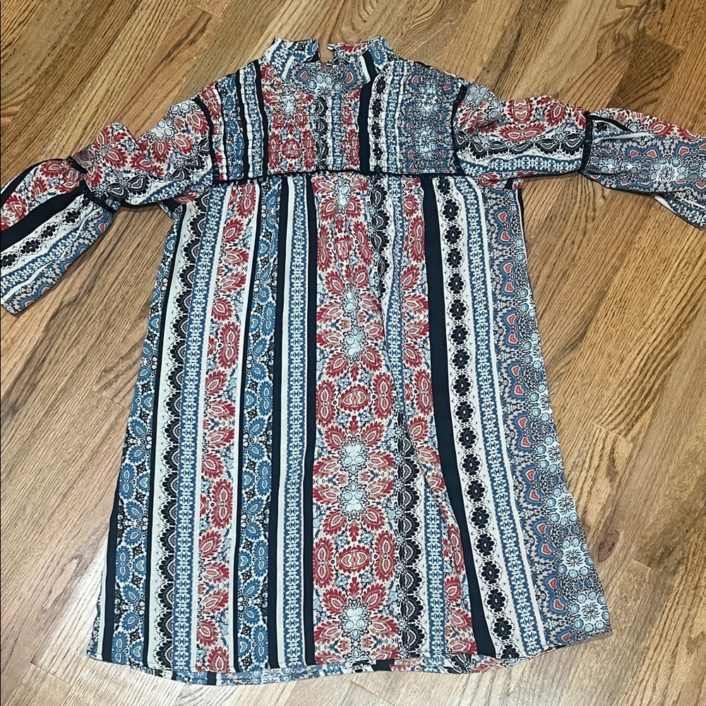 City Triangles Multicolor Bohemian Dress
